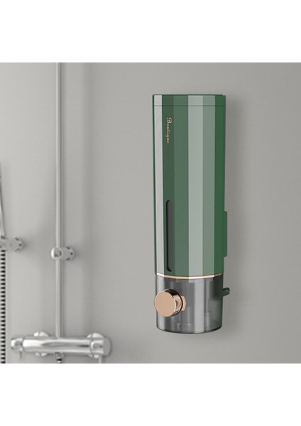 Yeşil 450 ml Fotoselli Duvara Monte Sabunluk Banyo Dezenfektanı Şampuan ve Duş Jeli Konteyner Şişe Sıvı Sabunluklar (Yurt Dışından) modelleri
