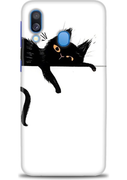 Samsung Galaxy A40 Hd Baskılı Kılıf + Seramik Tam Kaplayan Ekran Koruyucu 63