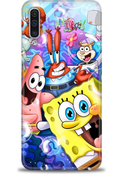 Samsung Galaxy A30S Hd Baskılı Kılıf + Seramik Tam Kaplayan Ekran Koruyucu 455