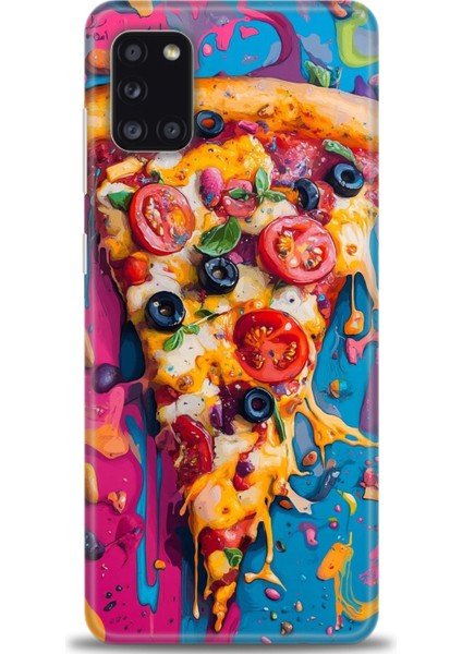 Samsung Galaxy A31 Hd Baskılı Kılıf + Seramik Tam Kaplayan Ekran Koruyucu 450