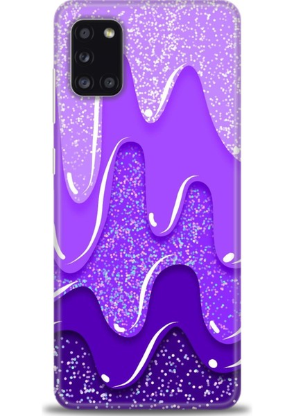 Samsung Galaxy A31 Hd Baskılı Kılıf + Seramik Tam Kaplayan Ekran Koruyucu 421