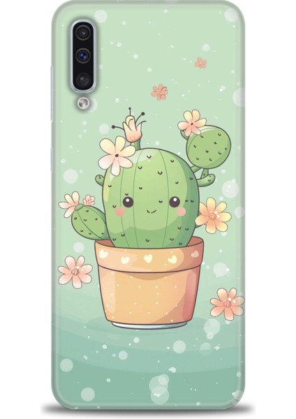 Samsung Galaxy A50 Hd Baskılı Kılıf + Seramik Tam Kaplayan Ekran Koruyucu 303