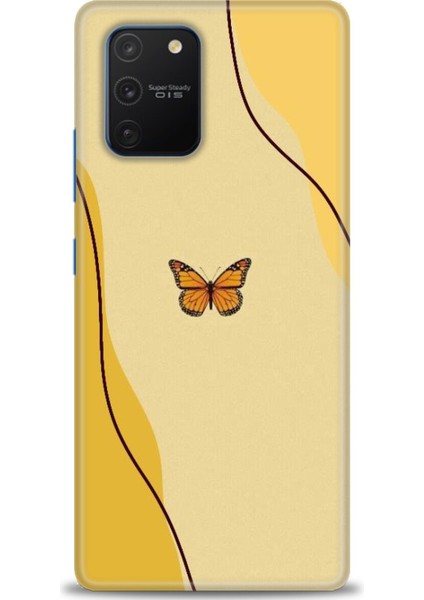 Samsung Galaxy A91 Hd Baskılı Kılıf + Seramik Tam Kaplayan Ekran Koruyucu 188