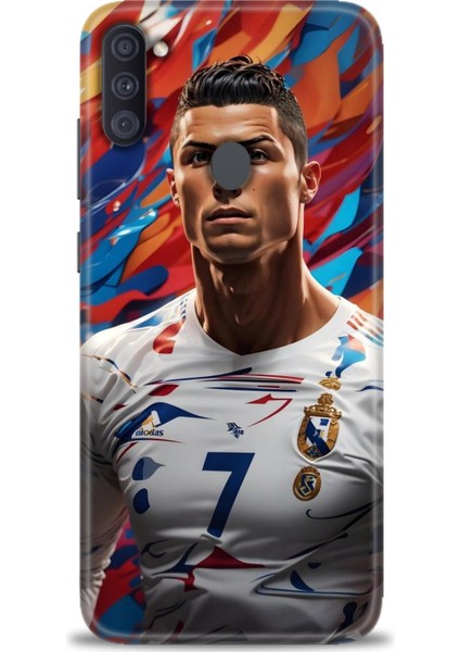 Samsung Galaxy A11 Hd Baskılı Kılıf + Seramik Tam Kaplayan Ekran Koruyucu 6