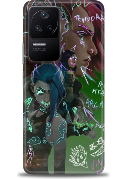 Xiaomi Poco F4 Kılıf Hd Baskılı Kılıf + Seramik Tam Kaplayan Ekran Koruyucu 272