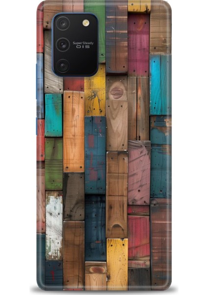 Samsung Galaxy A91 Hd Baskılı Kılıf + Seramik Tam Kaplayan Ekran Koruyucu 330