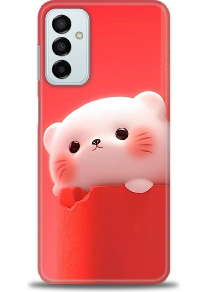 Samsung Galaxy M13 Hd Baskılı Kılıf + Seramik Tam Kaplayan Ekran Koruyucu 75