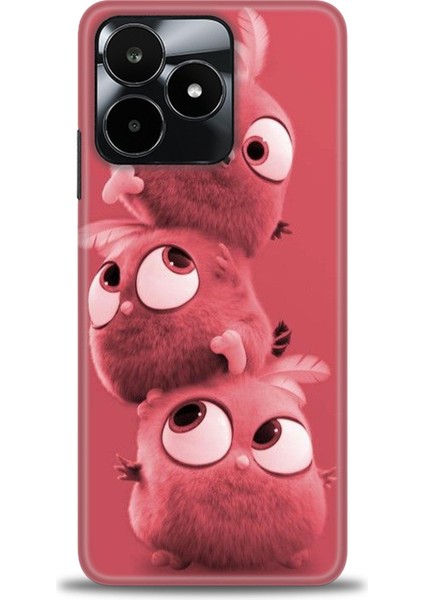 Realme C53 Kılıf Hd Baskılı Kılıf + Seramik Tam Kaplayan Ekran Koruyucu 370