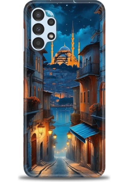 Samsung Galaxy A13 4g Hd Baskılı Kılıf + Seramik Tam Kaplayan Ekran Koruyucu 221