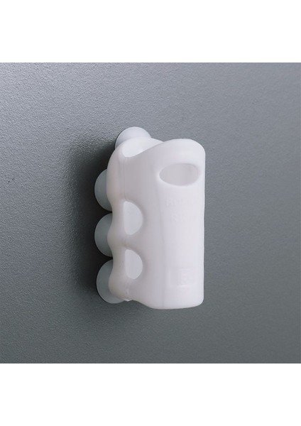 Beyaz Yumruksuz Duş Braketi Silikon Vantuz Duş Başlığı Tutucu Çıkarılabilir Duş El Duvara Montaj Raf Standı Banyo Aracı (Yurt Dışından)