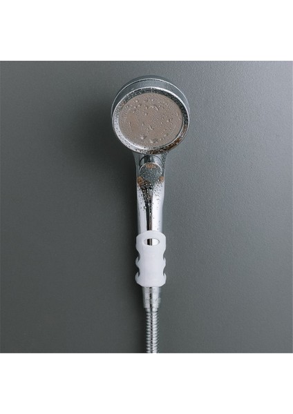 Beyaz Yumruksuz Duş Braketi Silikon Vantuz Duş Başlığı Tutucu Çıkarılabilir Duş El Duvara Montaj Raf Standı Banyo Aracı (Yurt Dışından) fırsatları