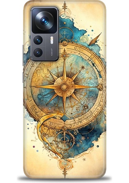 Xiaomi Mi 12T Pro Kılıf Hd Baskılı Kılıf + Seramik Tam Kaplayan Ekran Koruyucu 89