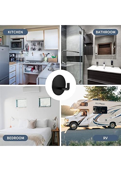 19 Yapışkanlı Duvar Kancaları Monte Kapı Anahtar Kumaş Ceket Banyo Robe Askı Mutfak Donanım Raf Raf Çanta Kancası Organizatör Asılı (Yurt Dışından)