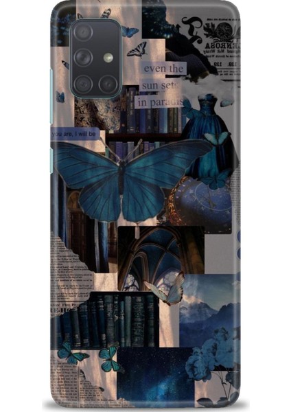 Samsung Galaxy A71 Hd Baskılı Kılıf + Seramik Tam Kaplayan Ekran Koruyucu 207
