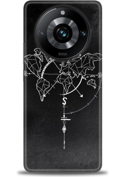 Realme 11 Pro Plus Kılıf Hd Baskılı Kılıf + Seramik Tam Kaplayan Ekran Koruyucu 87