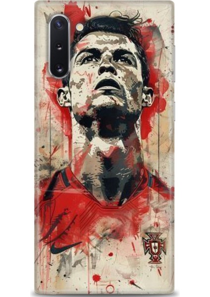 Samsung Galaxy Note 10 Hd Baskılı Kılıf + Seramik Tam Kaplayan Ekran Koruyucu 5