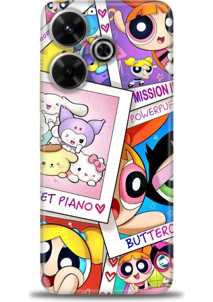 Xiaomi Redmi 13 4g Kılıf Hd Baskılı Kılıf + Seramik Tam Kaplayan Ekran Koruyucu 122