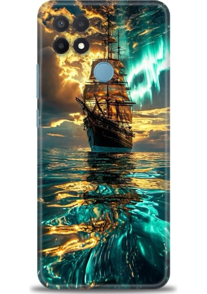 Oppo A15 Kılıf Hd Baskılı Kılıf + Seramik Tam Kaplayan Ekran Koruyucu 237