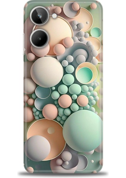 Realme 10 4g Kılıf Hd Baskılı Kılıf + Seramik Tam Kaplayan Ekran Koruyucu 347