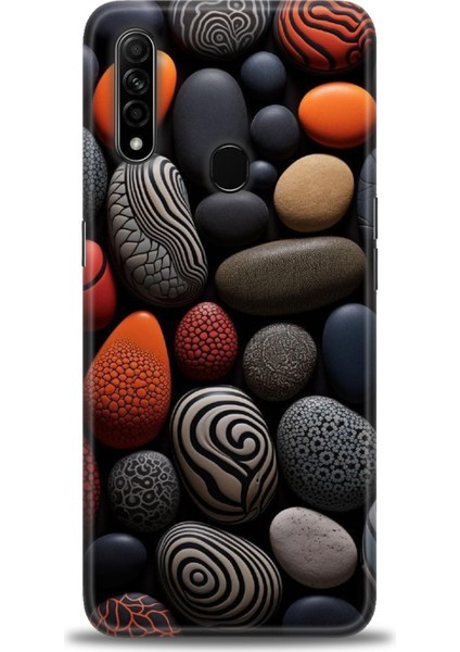 Oppo A31 Kılıf Hd Baskılı Kılıf + Seramik Tam Kaplayan Ekran Koruyucu 344
