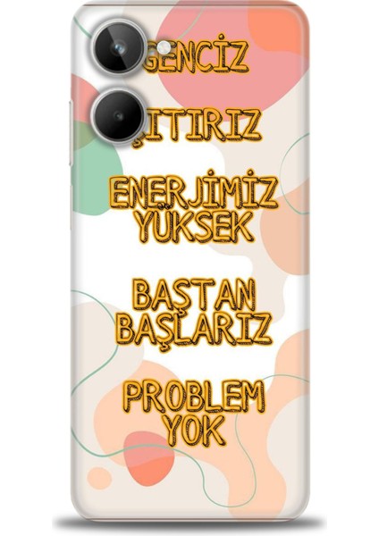 Realme 10 4g Kılıf Hd Baskılı Kılıf + Seramik Tam Kaplayan Ekran Koruyucu 170