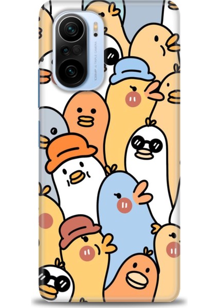 Xiaomi Redmi K40 Pro Hd Baskılı Kılıf + Seramik Tam Kaplayan Ekran Koruyucu 497