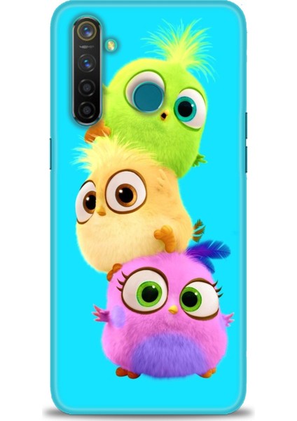 Realme 5 Pro Kılıf Hd Baskılı Kılıf + Seramik Tam Kaplayan Ekran Koruyucu 369