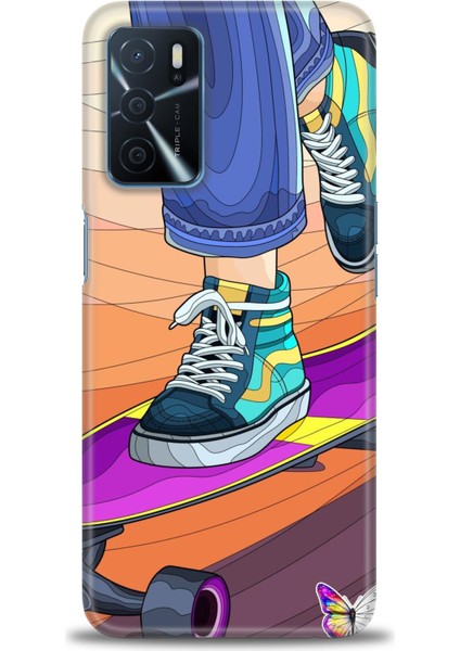 Oppo A16 Kılıf Hd Baskılı Kılıf + Seramik Tam Kaplayan Ekran Koruyucu 446