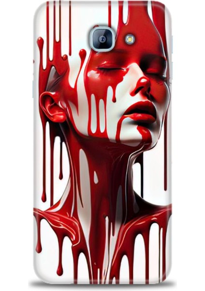 Samsung Galaxy A8 2016 Hd Baskılı Kılıf + Seramik Tam Kaplayan Ekran Koruyucu 150