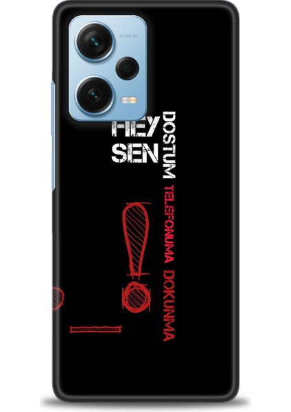 Xiaomi Redmi Note 12 Pro Plus Hd Baskılı Kılıf + Seramik Tam Kaplayan Ekran Koruyucu 392