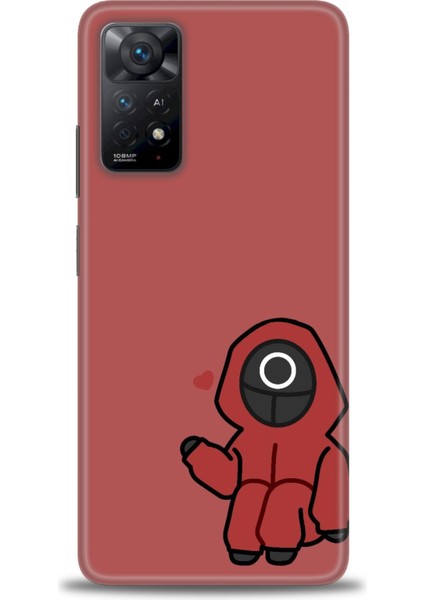 Xiaomi Redmi Note 11 Pro 4g Hd Baskılı Kılıf + Seramik Tam Kaplayan Ekran Koruyucu 288