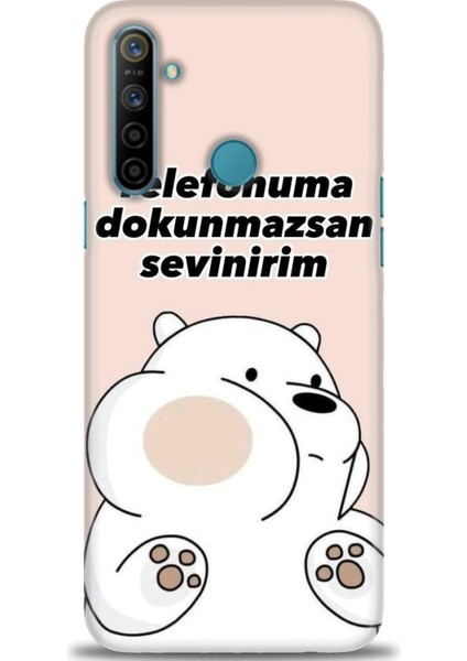Realme 6i Kılıf Hd Baskılı Kılıf + Seramik Tam Kaplayan Ekran Koruyucu 158