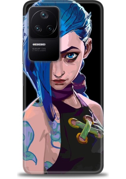 Xiaomi Poco F4 Kılıf Hd Baskılı Kılıf + Seramik Tam Kaplayan Ekran Koruyucu 271