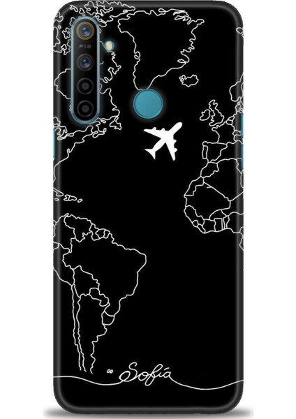 Realme 6i Kılıf Hd Baskılı Kılıf + Seramik Tam Kaplayan Ekran Koruyucu 382