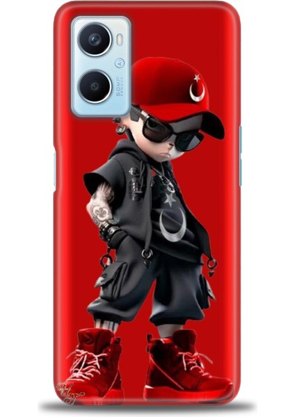 Oppo A96 4g Kılıf Hd Baskılı Kılıf + Seramik Tam Kaplayan Ekran Koruyucu 250