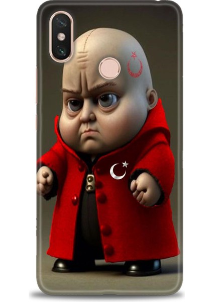 Xiaomi Mi Max 3 Kılıf Hd Baskılı Kılıf + Seramik Tam Kaplayan Ekran Koruyucu 245