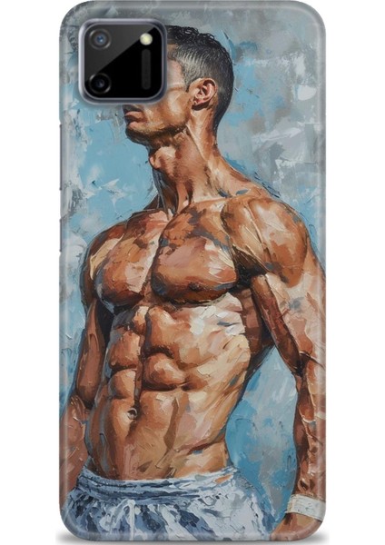 Realme C11 Kılıf Hd Baskılı Kılıf + Seramik Tam Kaplayan Ekran Koruyucu 4