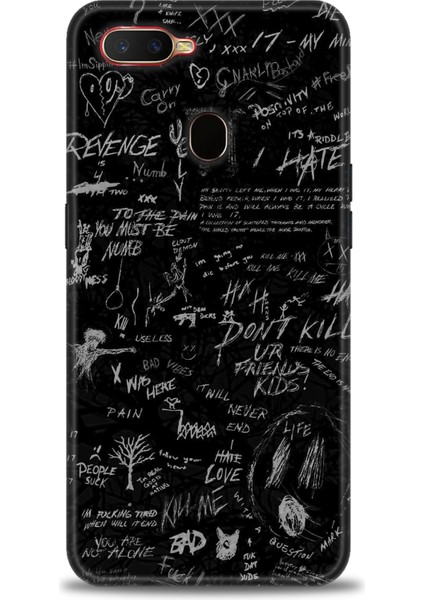 Oppo A12 Kılıf Hd Baskılı Kılıf + Seramik Tam Kaplayan Ekran Koruyucu 202