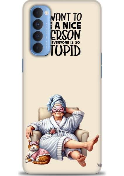 Oppo Reno 4 Pro Kılıf Hd Baskılı Kılıf + Seramik Tam Kaplayan Ekran Koruyucu 45