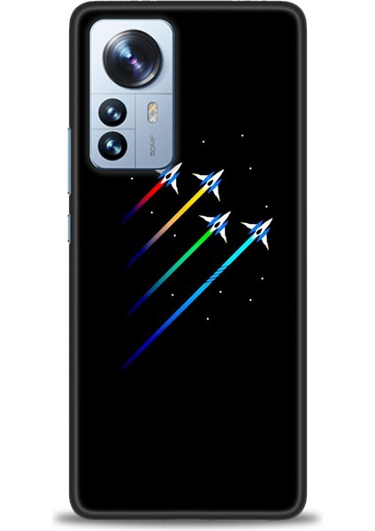 Xiaomi Mi 12 Pro Kılıf Hd Baskılı Kılıf + Seramik Tam Kaplayan Ekran Koruyucu 389