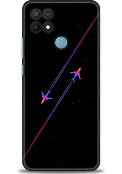 Oppo A15 Kılıf Hd Baskılı Kılıf + Seramik Tam Kaplayan Ekran Koruyucu 390