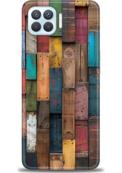 Oppo Reno 4 Lite Kılıf Hd Baskılı Kılıf + Seramik Tam Kaplayan Ekran Koruyucu 330