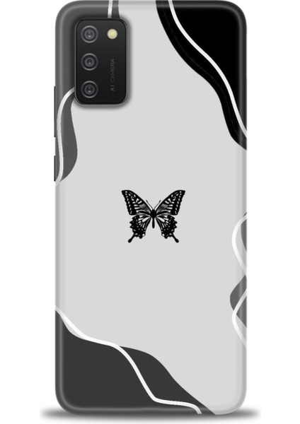 Samsung Galaxy A02S Hd Baskılı Kılıf + Seramik Tam Kaplayan Ekran Koruyucu 186