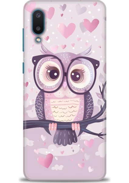 Samsung Galaxy A02 Hd Baskılı Kılıf + Seramik Tam Kaplayan Ekran Koruyucu 301