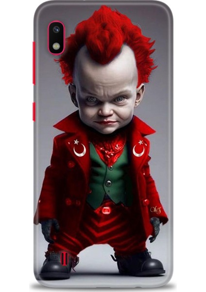 Samsung Galaxy A10 Hd Baskılı Kılıf + Seramik Tam Kaplayan Ekran Koruyucu 248