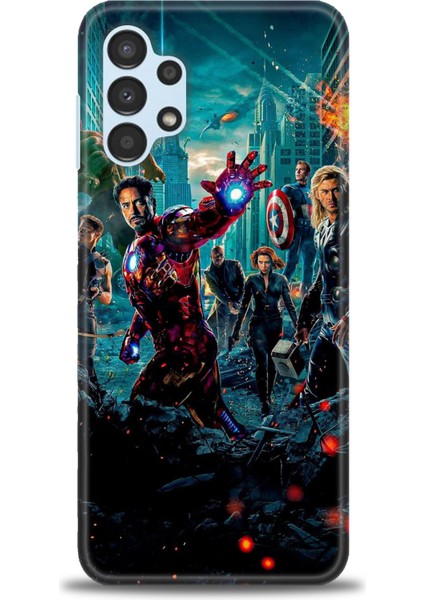 Samsung Galaxy A13 4g Hd Baskılı Kılıf + Seramik Tam Kaplayan Ekran Koruyucu 100