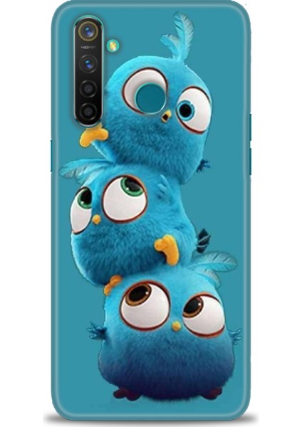 Realme 5 Pro Kılıf Hd Baskılı Kılıf + Seramik Tam Kaplayan Ekran Koruyucu 365