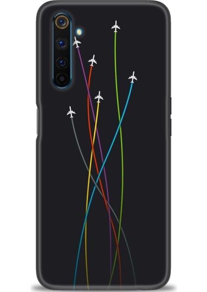 Realme 6 Pro Kılıf Hd Baskılı Kılıf + Seramik Tam Kaplayan Ekran Koruyucu 385