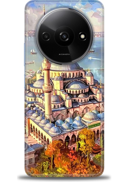 Xiaomi Redmi A3 4g 2024 Hd Baskılı Kılıf + Seramik Tam Kaplayan Ekran Koruyucu 226