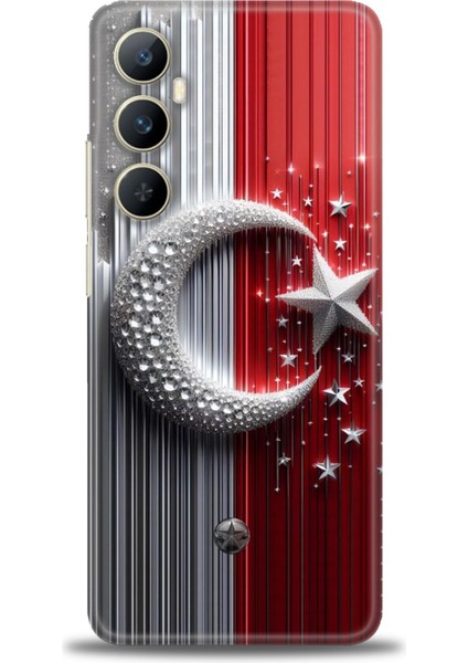 Realme C65 4g Kılıf Hd Baskılı Kılıf + Seramik Tam Kaplayan Ekran Koruyucu 40